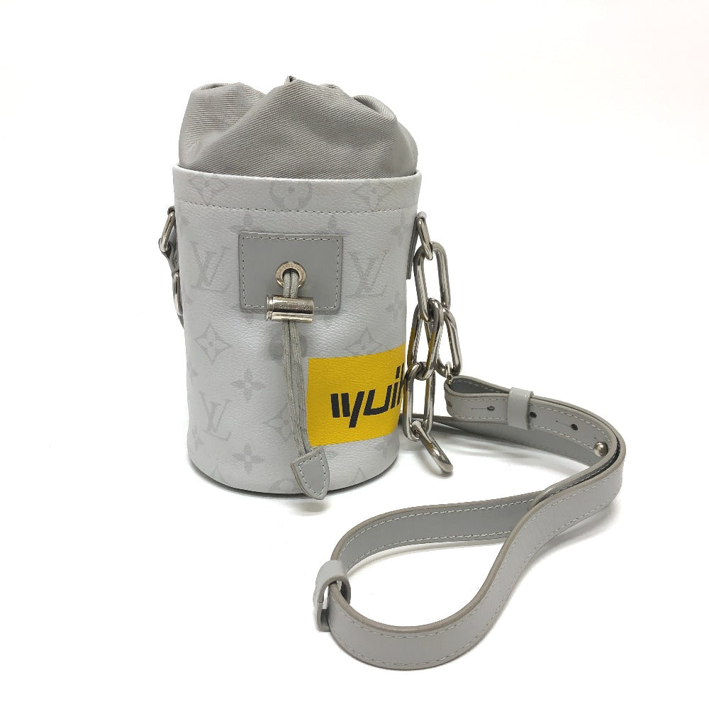 LOUIS VUITTON Shoulder Bag Monogram canvas White x gray White monogram chalk nano mens