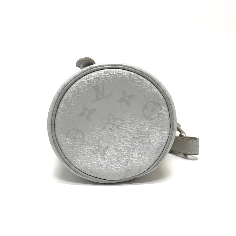 LOUIS VUITTON Shoulder Bag Monogram canvas White x gray White monogram chalk nano mens