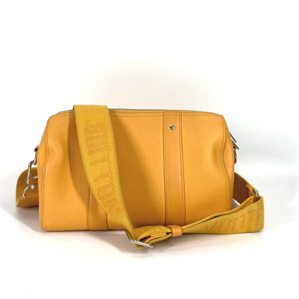 LOUIS VUITTON Shoulder Bag leather yellow LV Aerogram City Keepall mens