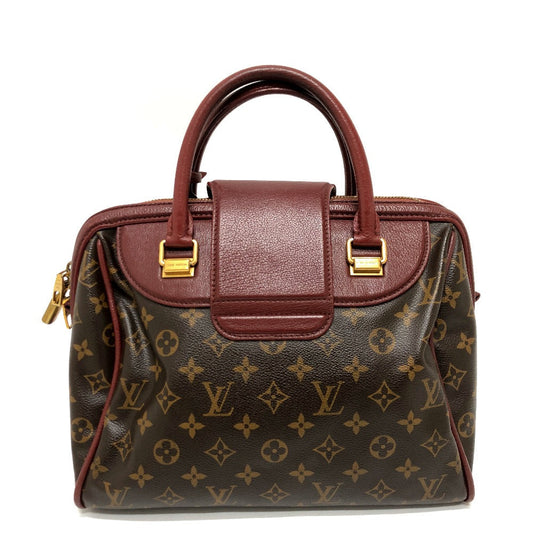 LOUIS VUITTON Handbag M40802 Monogram canvas wine-red Monogram golden arrow speedy