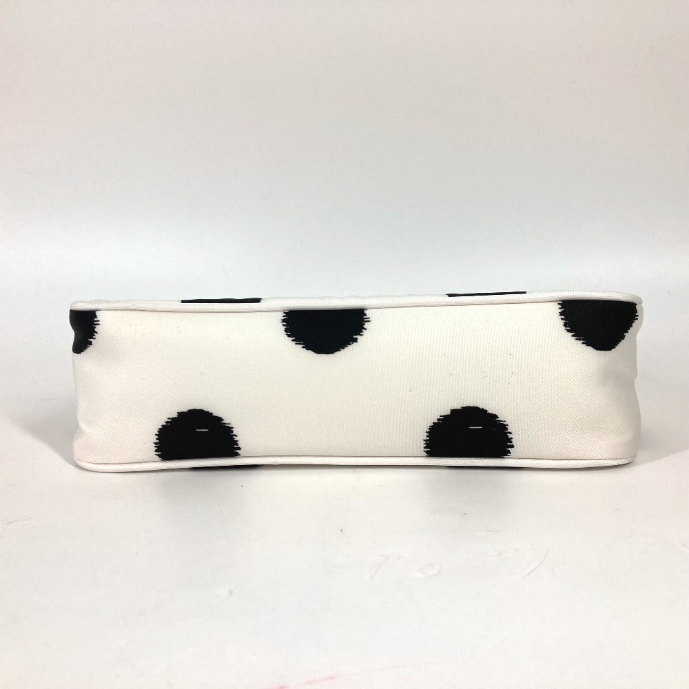 PRADA Shoulder Bag 1NE515 Nylon white Re-Edition 2000 triangle logo triangle Women