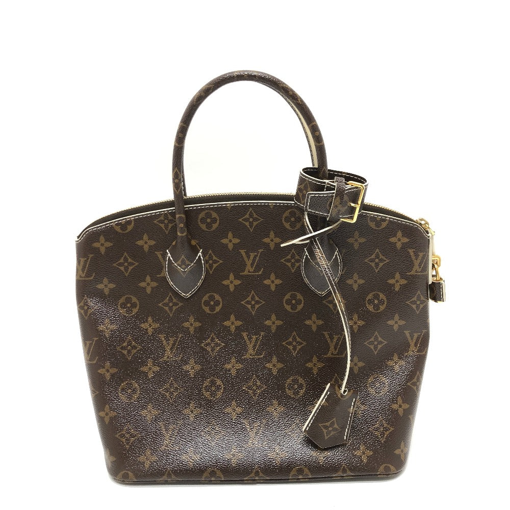LOUIS VUITTON Handbag Canvas / Shiny Monogram Canvas Brown Shiny monogram LockitPM Women