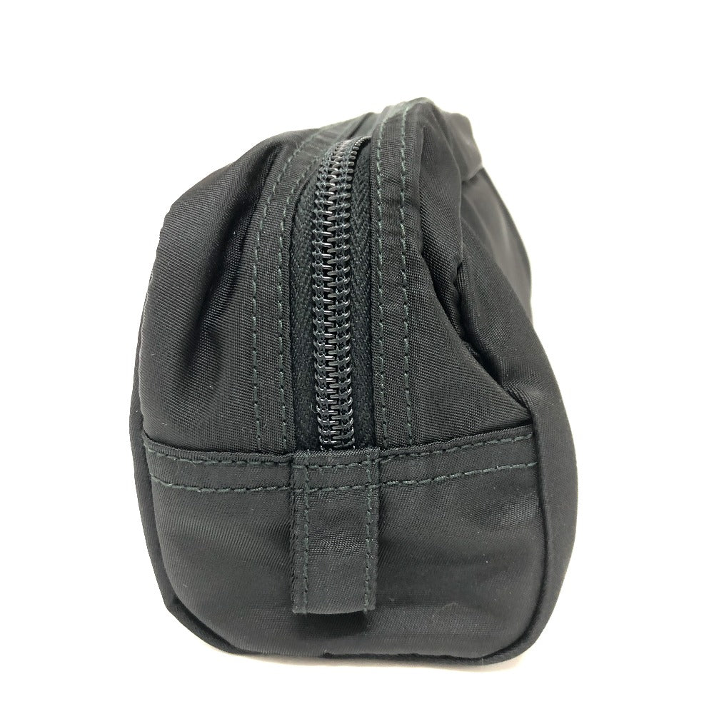 PRADA Pouch 1NA350 Nylon black Triangle logo Women