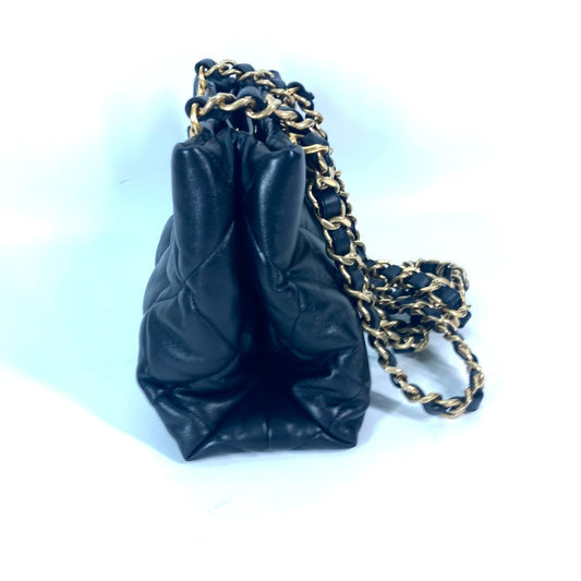 CHANEL Shoulder Bag AS3502 lambskin black Chain bag quilted Matelasse small shopping bag