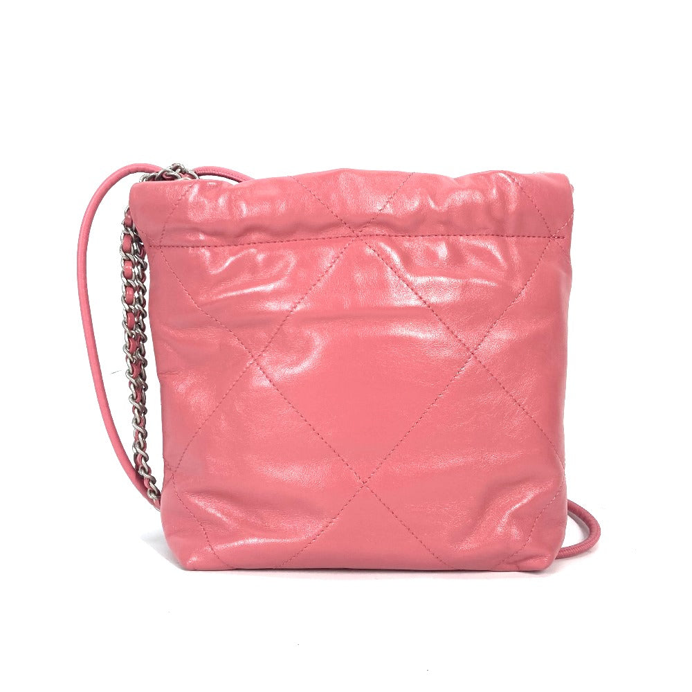 CHANEL Shoulder Bag AS3980 Calfskin pink Chain chanel 22