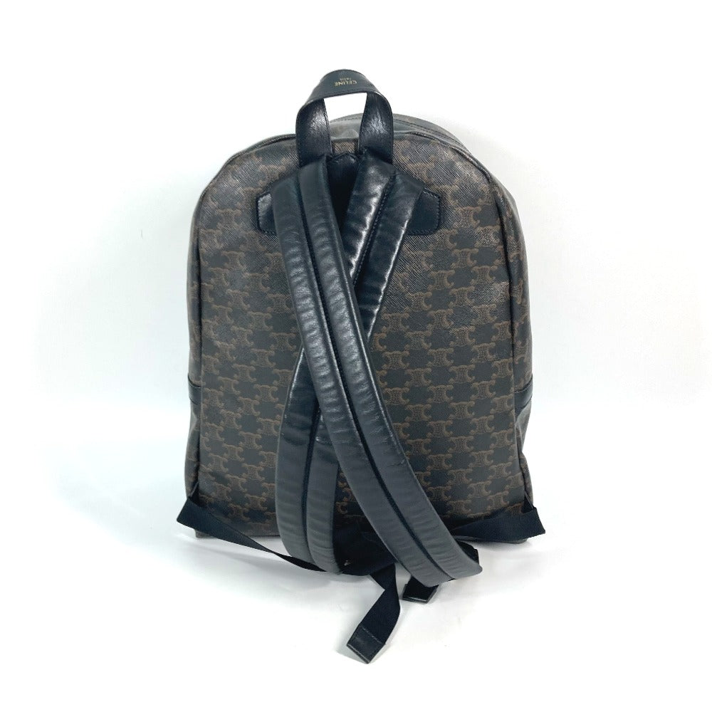 CELINE Backpack leather Brown Bag Triomphe Women