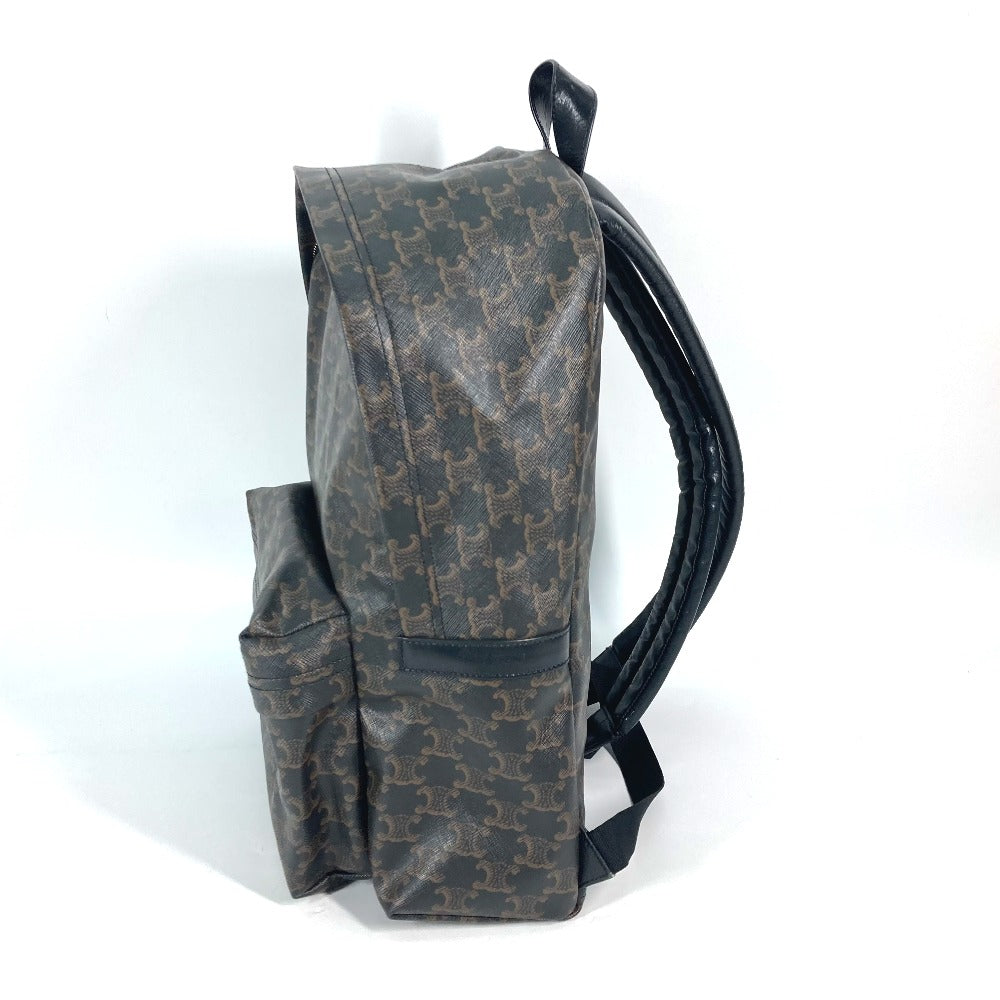 CELINE Backpack leather Brown Bag Triomphe Women
