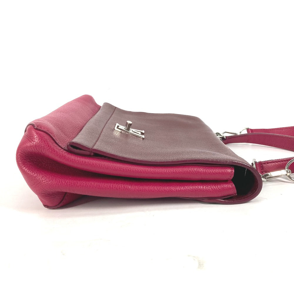 LOUIS VUITTON Handbag leather purple By color Rock Me 2 Women
