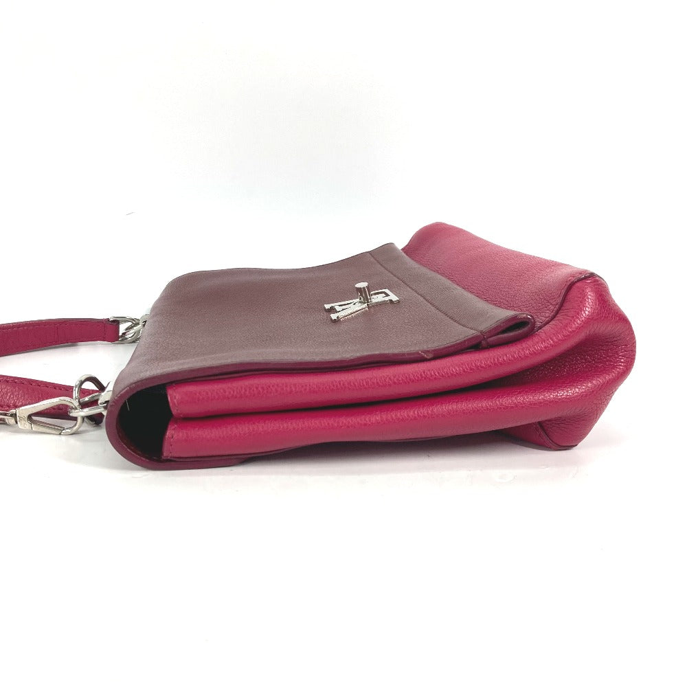 LOUIS VUITTON Handbag leather purple By color Rock Me 2 Women