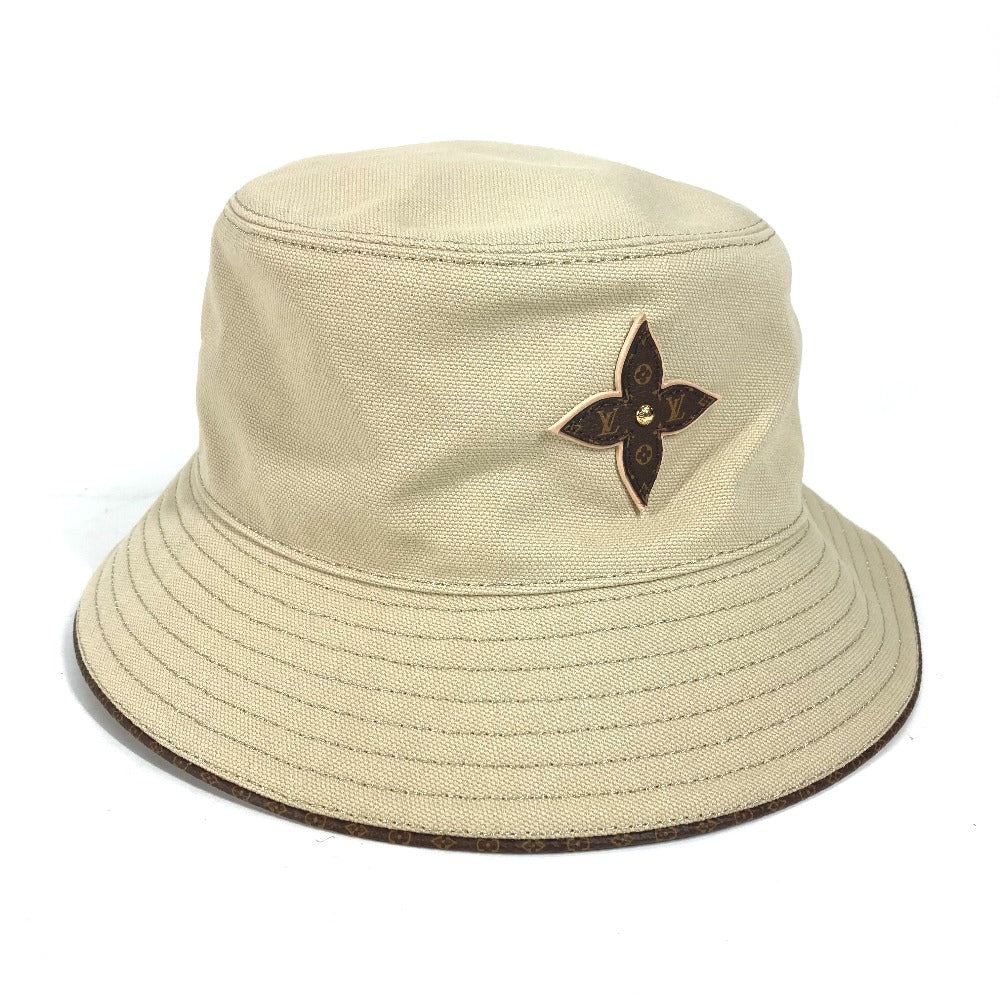 LOUIS VUITTON hat cotton beige Bucket hat Bob On Your Way unisex(Unisex) M