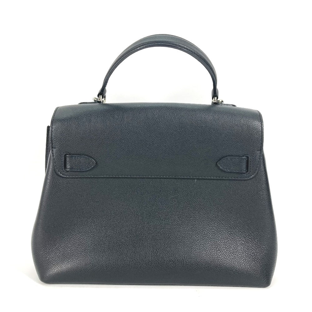 LOUIS VUITTON Handbag Leather , Grained Calf Leather black Bag Tote Bag Rock Me Ever MM Women