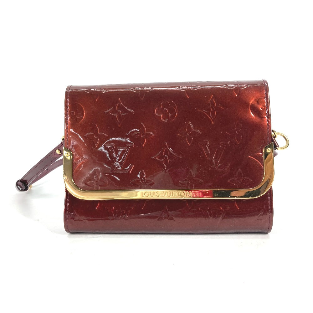 LOUIS VUITTON Clutch bag Monogram Vernis purple Monogram Vernis Rossmore PM Women