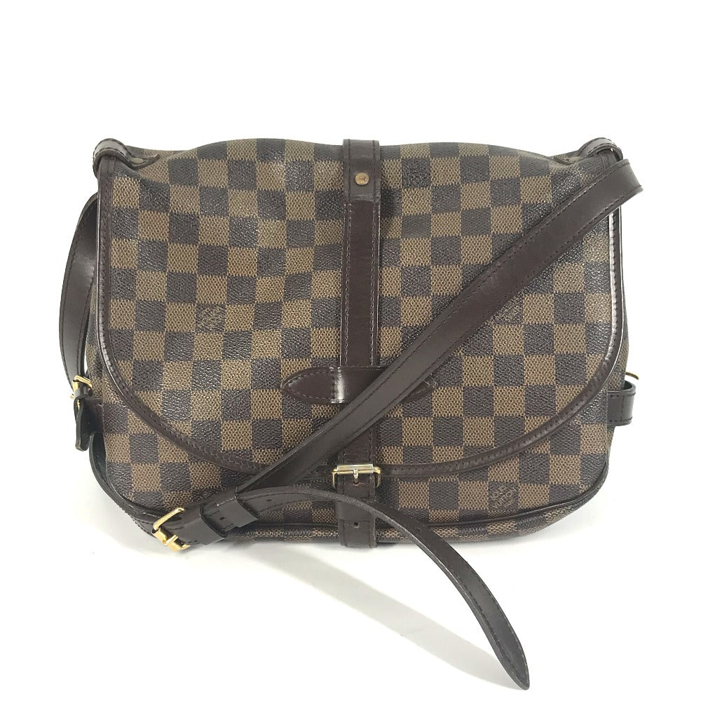 LOUIS VUITTON Shoulder Bag Damier canvas Brown Damier Saumur 30 Women