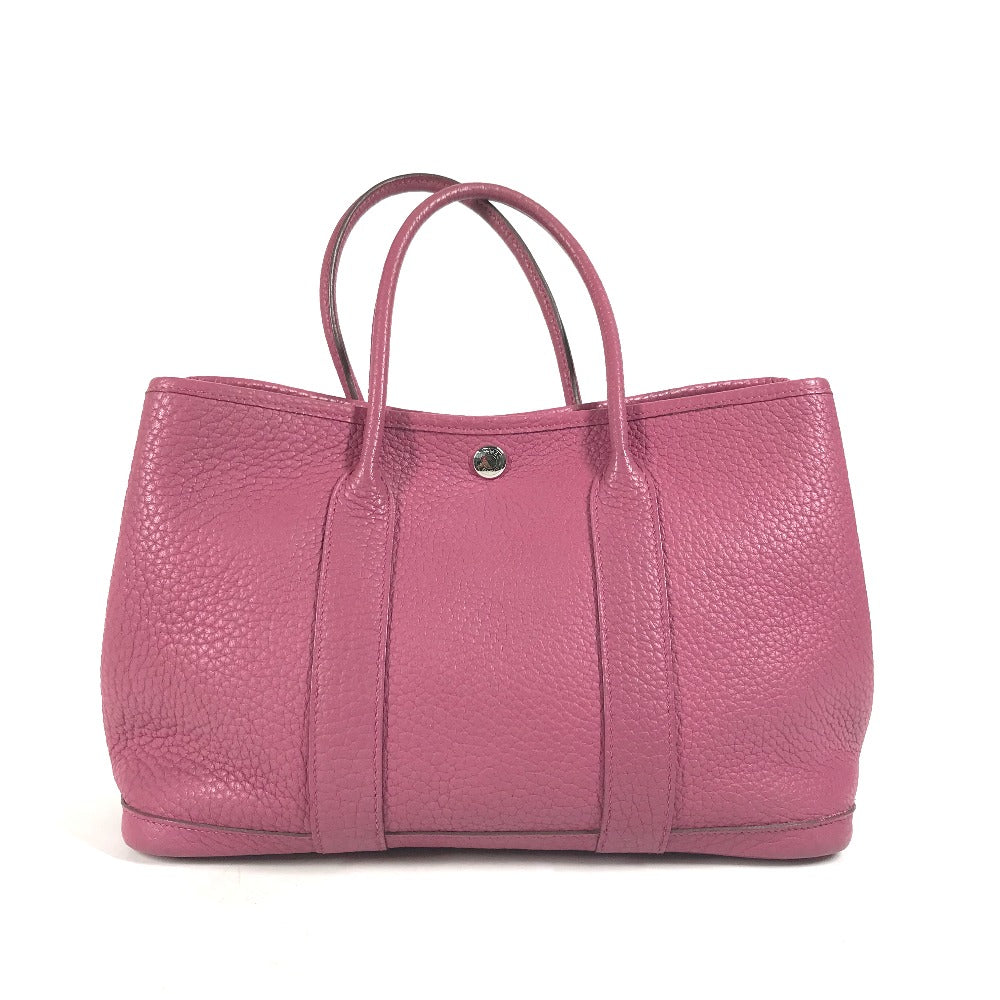 HERMES Tote Bag Negonda Purple type Bag Garden party TPM Women