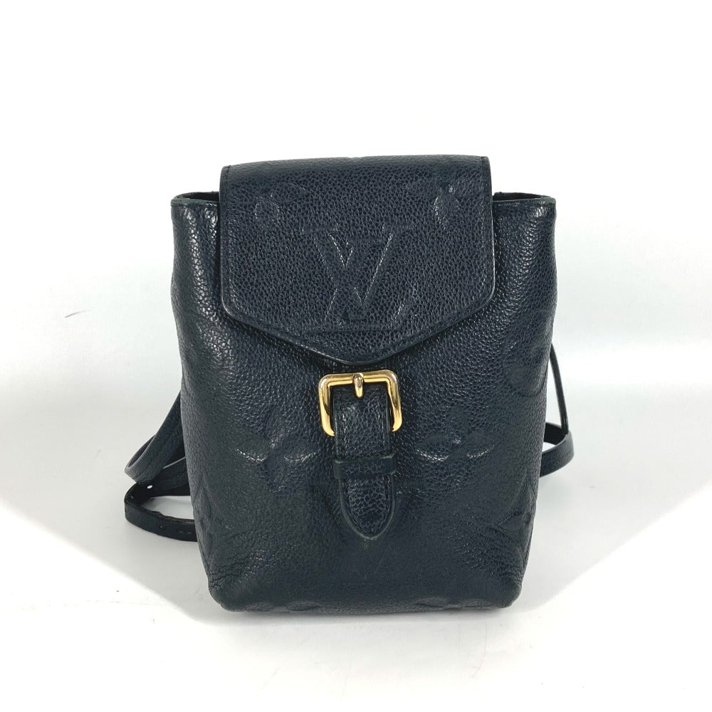 LOUIS VUITTON Backpack Monogram Ann Platt Leather black Monogram Ann Platt Tiny Backpack Women