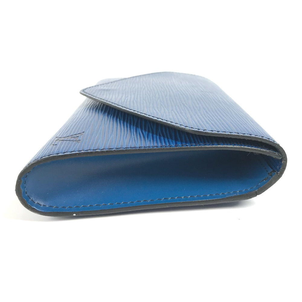 LOUIS VUITTON Clutch bag Epi Leather blue Epi Art deco Women
