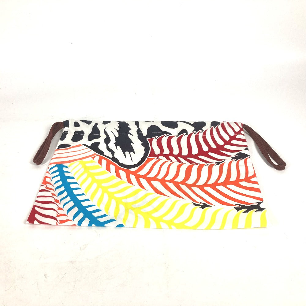 HERMES Pouch silk multicolor purse Bulk Pouch