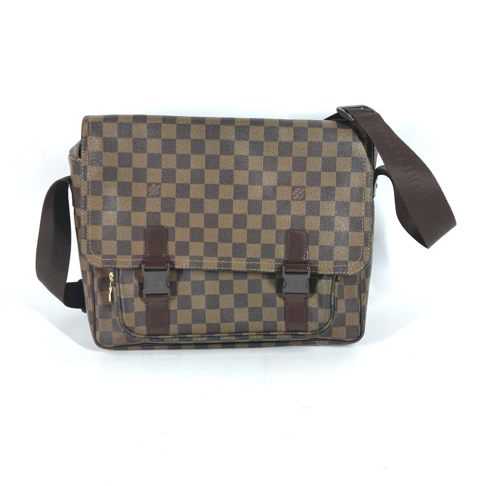 LOUIS VUITTON Shoulder Bag Damier canvas Brown Damier Messenger Melwil Women