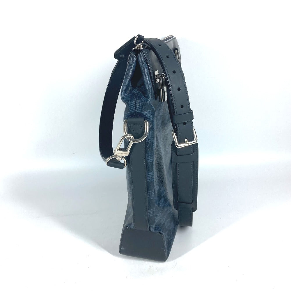 LOUIS VUITTON Shoulder Bag Damier Cobalt Canvas Navy Damier Cobalt Greenwich mens