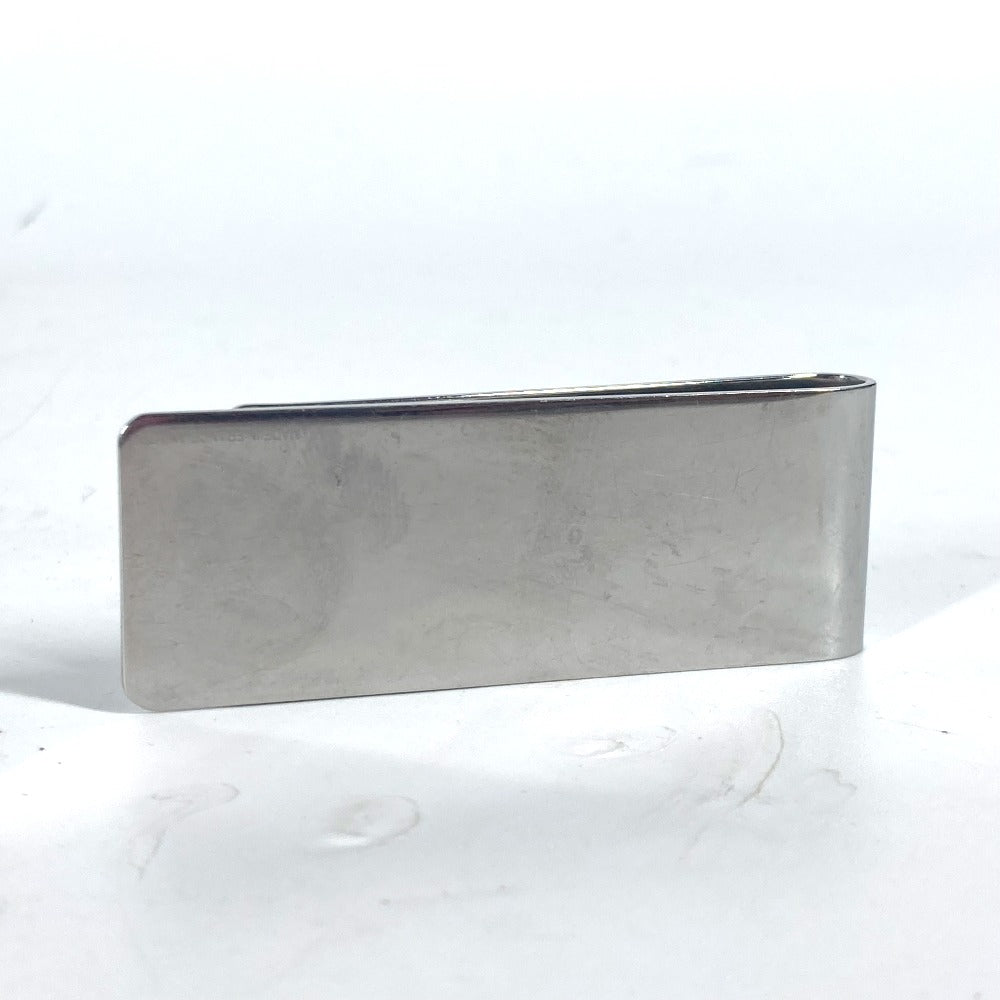 LOUIS VUITTON Money clip metal Silver building clip champs elyses mens