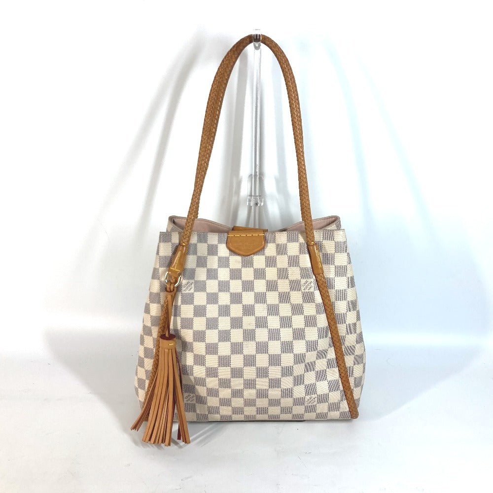 LOUIS VUITTON Shoulder Bag Damier Azur Canvas white Damier Azur Propriano Women