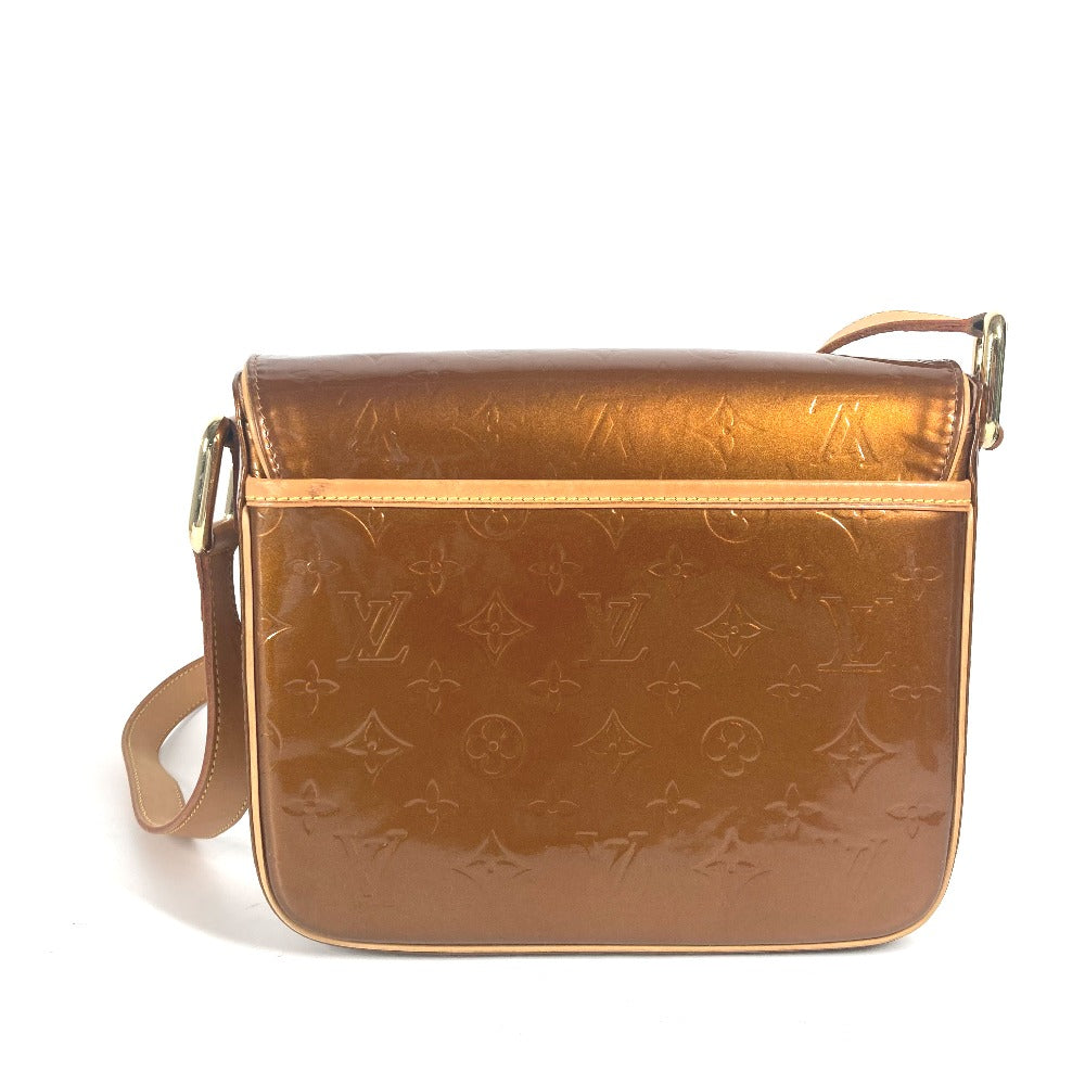 LOUIS VUITTON Shoulder Bag Monogram Vernis Canvas Brown Monogram Vernis Christie GM Women