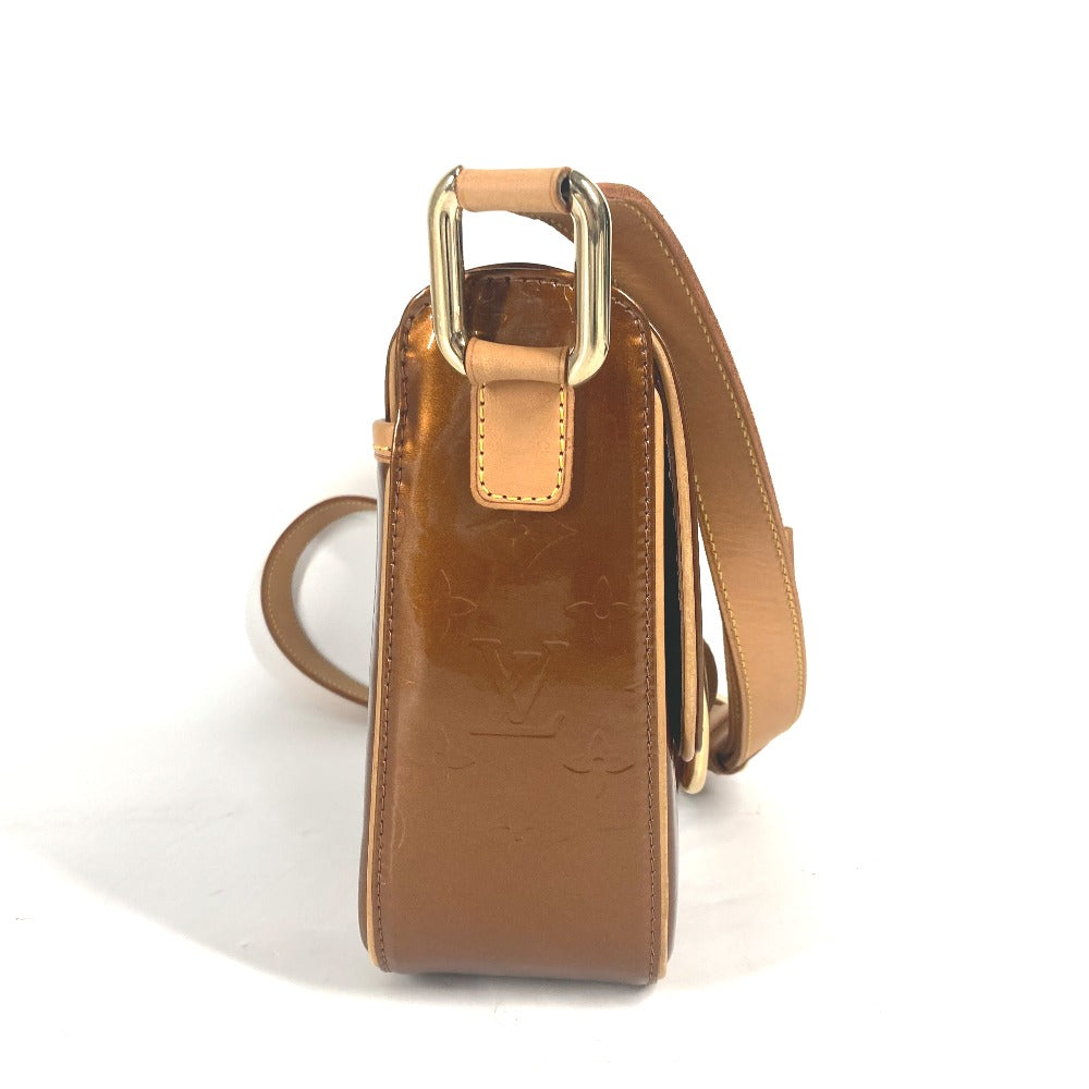 LOUIS VUITTON Shoulder Bag Monogram Vernis Canvas Brown Monogram Vernis Christie GM Women