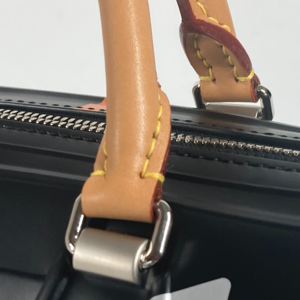 LOUIS VUITTON Handbag leather black Space Collection Speedy 25 mens