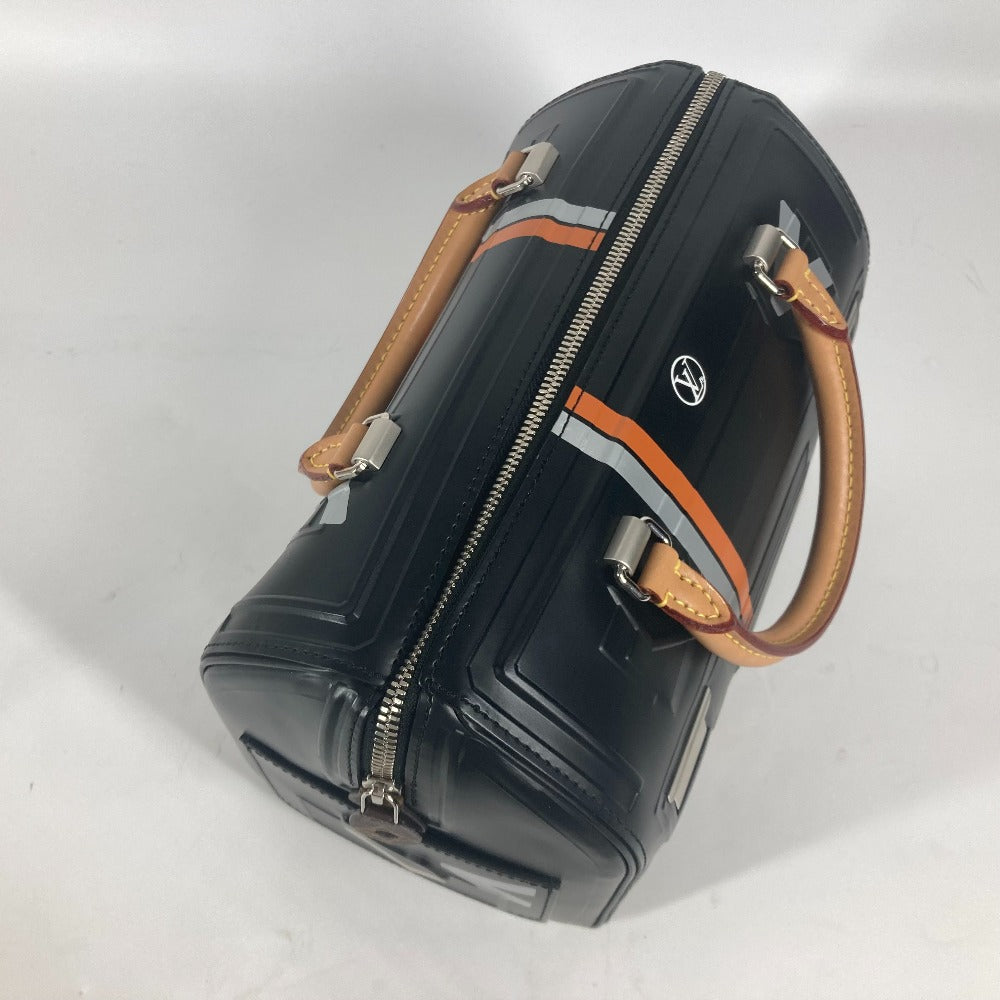 LOUIS VUITTON Handbag leather black Space Collection Speedy 25 mens
