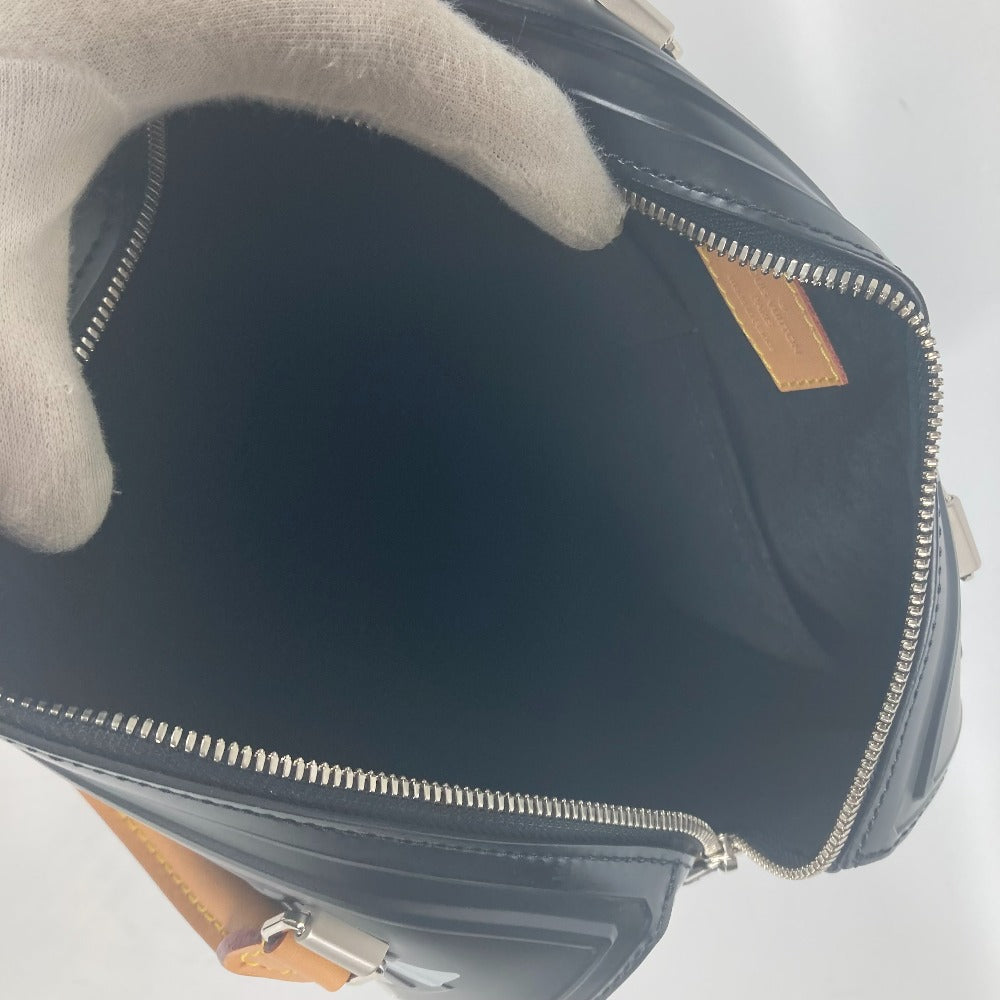 LOUIS VUITTON Handbag leather black Space Collection Speedy 25 mens