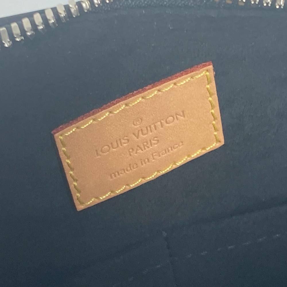 LOUIS VUITTON Handbag leather black Space Collection Speedy 25 mens