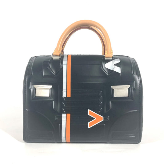 LOUIS VUITTON Handbag leather black Space Collection Speedy 25 mens