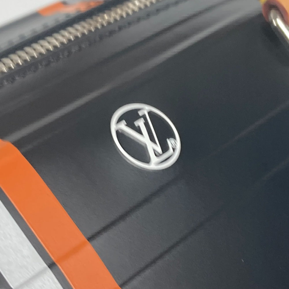 LOUIS VUITTON Handbag leather black Space Collection Speedy 25 mens