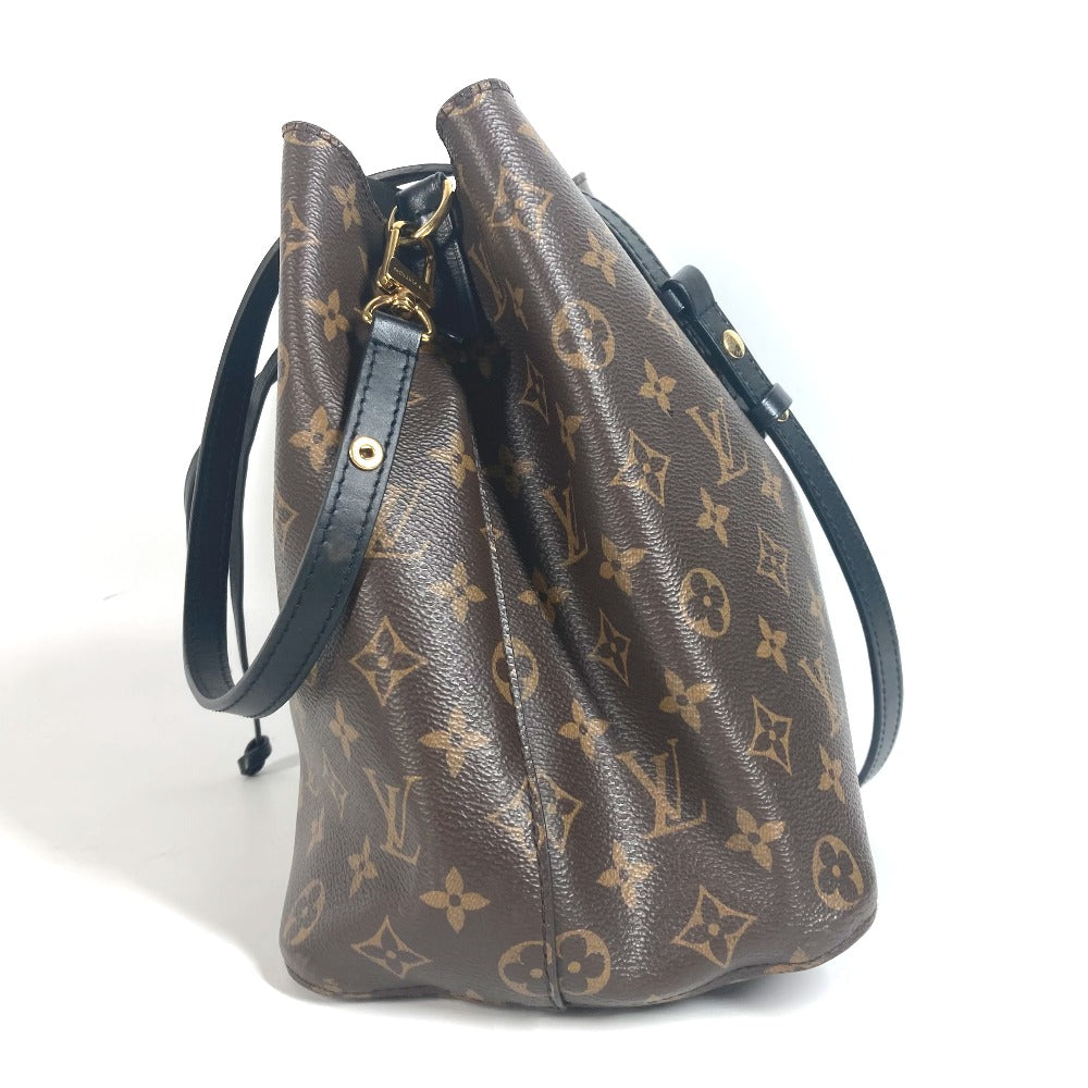 LOUIS VUITTON Shoulder Bag Monogram canvas black Monogram Neonoe Women