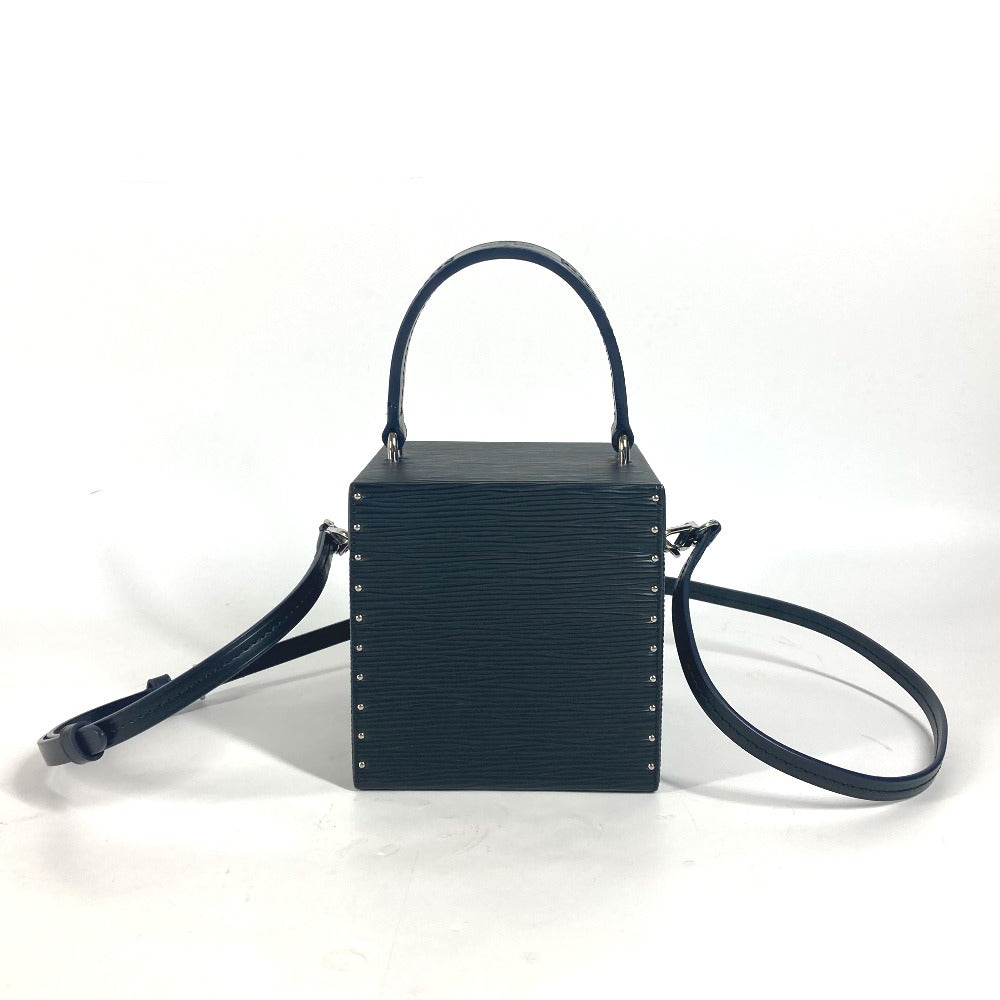 LOUIS VUITTON Handbag Epi Leather black Epi with mirror Breaker Box BOX Women
