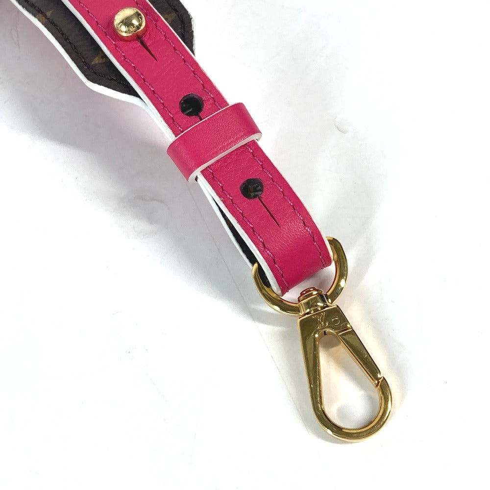LOUIS VUITTON Shoulder strap Monogram canvas Brown Monogram logo Women