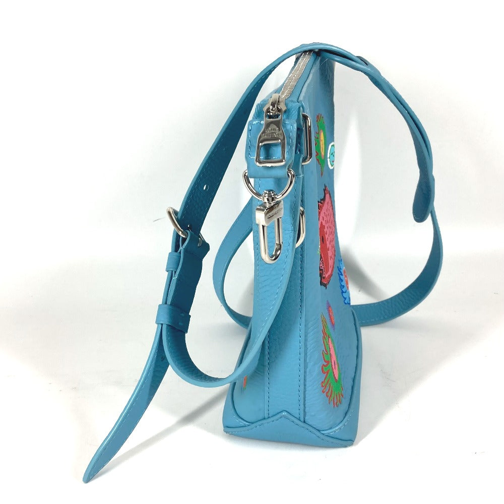 LOUIS VUITTON Shoulder Bag Taurillon Clemence Leather blue LVxYK Monogram Taurillon Clemence Hobo Cruiser unisex(Unisex)