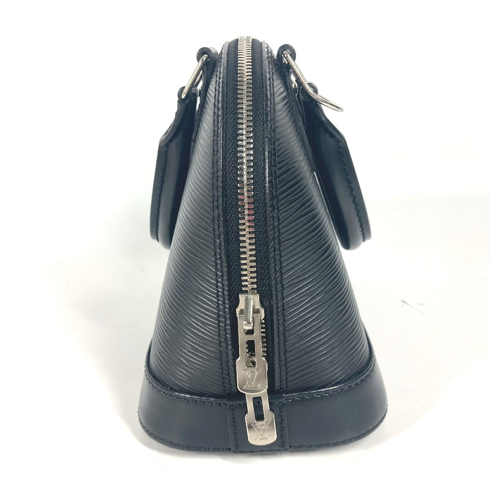 LOUIS VUITTON Shoulder Bag Epi Leather black Epi Nano Alma Women