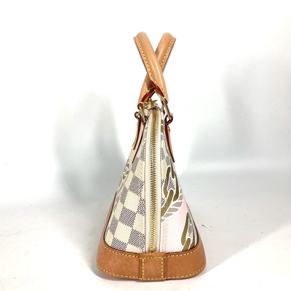LOUIS VUITTON Handbag Damier Azur Canvas white Damier Azur Nautical Collection Alma BB Women