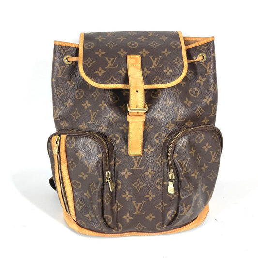 LOUIS VUITTON Backpack Monogram canvas Brown Monogram Sac A Dos�EBosphore unisex(Unisex)