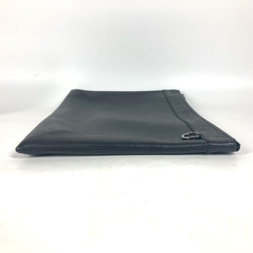 LOUIS VUITTON Clutch bag Taiga Leather black Taiga Pochette Apollo mens