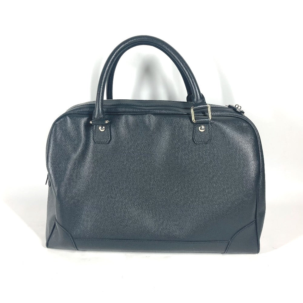 LOUIS VUITTON Boston Duffel bag Taiga Leather black Taiga Stanislav unisex(Unisex)