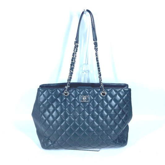 CHANEL Shoulder Bag A91046 lambskin black CC COCO Mark Matelasse Quilting unisex(Unisex)