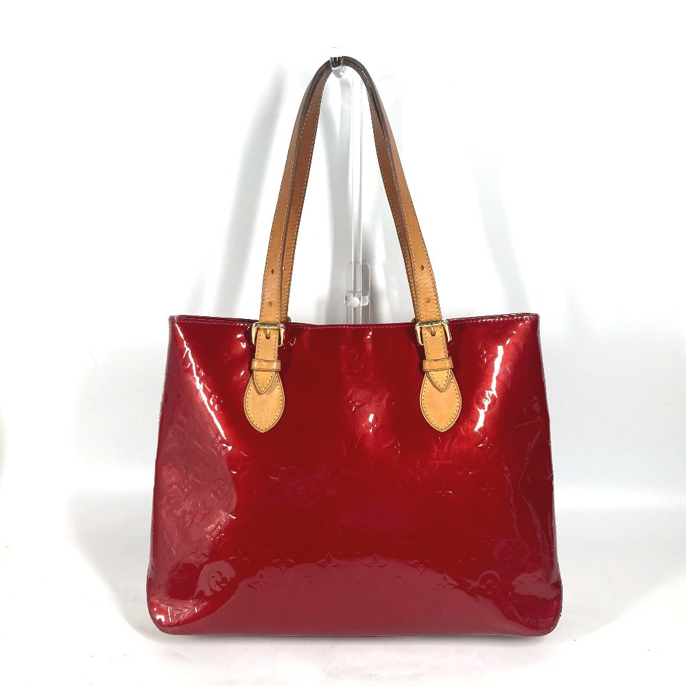 LOUIS VUITTON Shoulder Bag Monogram Vernis Red Monogram Vernis Brentwood Women