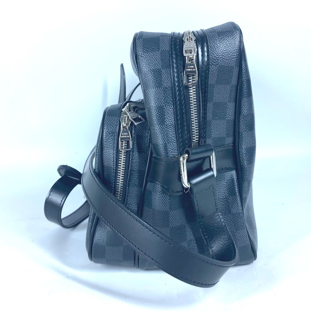 LOUIS VUITTON Shoulder Bag Damier Grafitto Canvas black Damier Grafitte Io mens(Unisex)