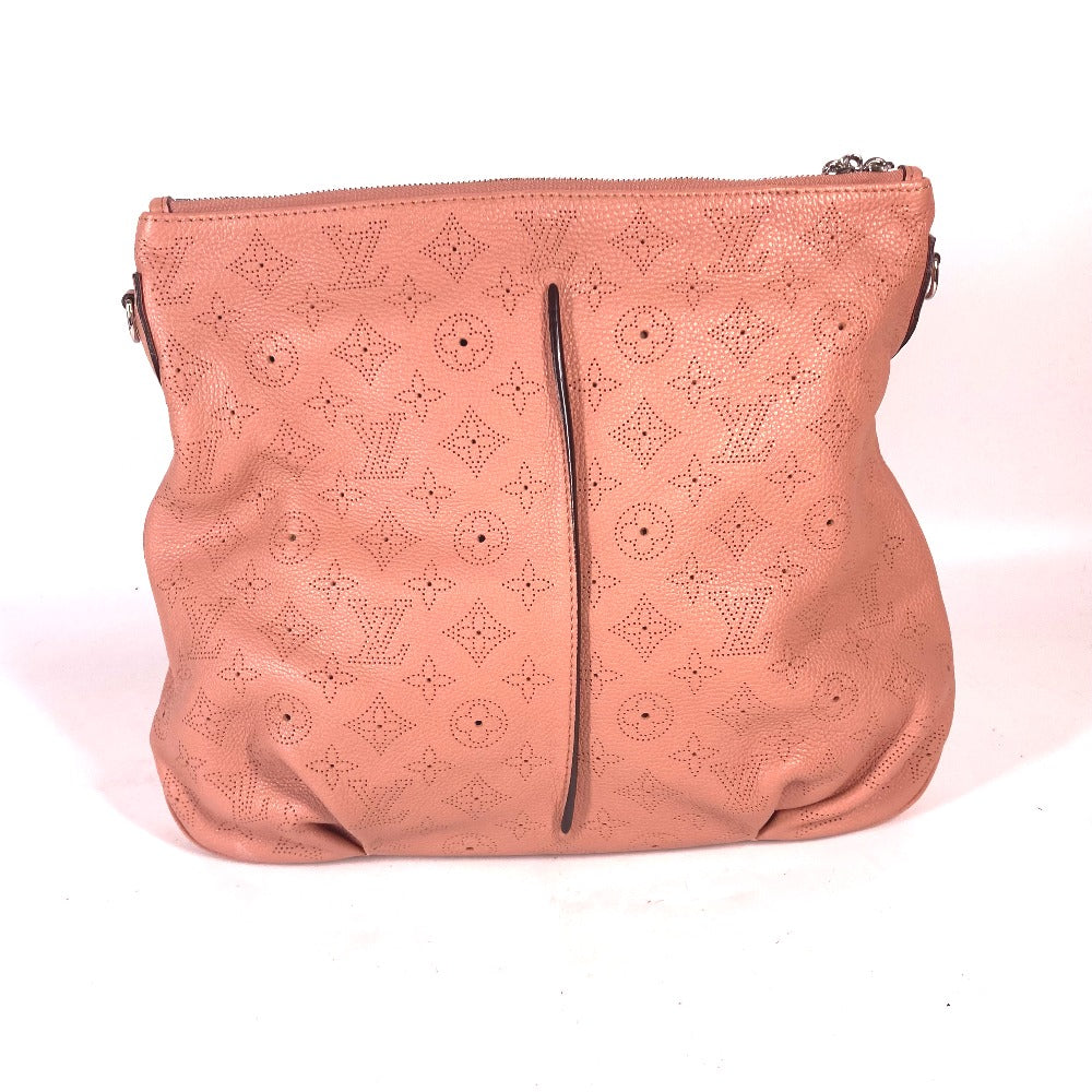 LOUIS VUITTON Shoulder Bag monogram mahina leather pink Monogram Mahina Serene PM