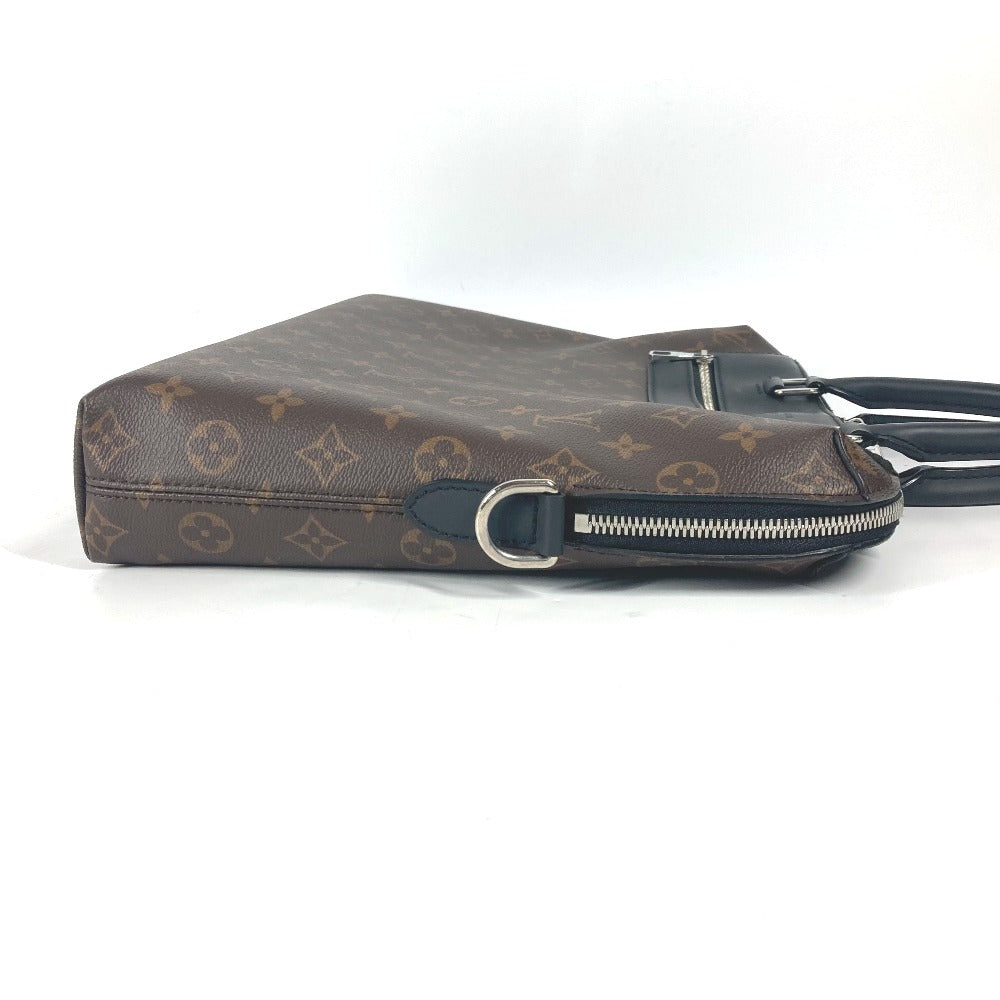 LOUIS VUITTON Business bag Monogram macacer canvas Brown Monogram macacer Porto de Cumanjour PDJ mens