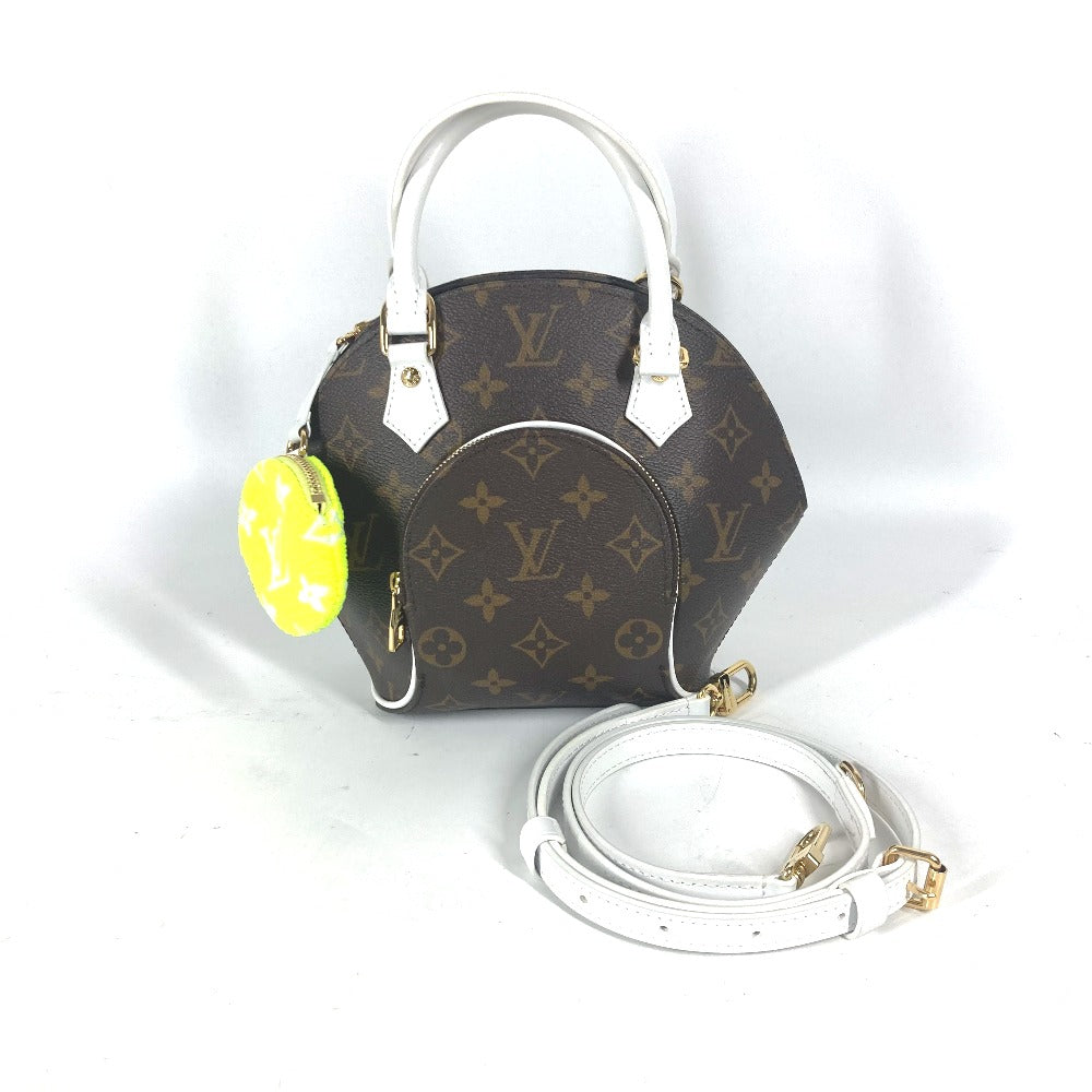 LOUIS VUITTON Handbag Monogram Vernis, Leather Brown Monogram LV Match Ellipse MM Women