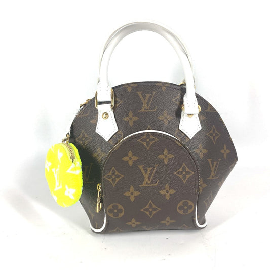 LOUIS VUITTON Handbag M20752 Monogram Vernis, Leather Brown Monogram LV Match Ellipse MM