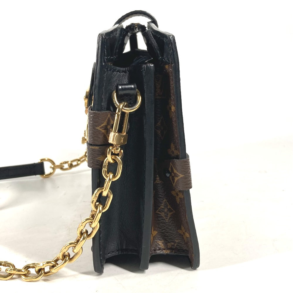 LOUIS VUITTON Shoulder Bag Monogram reverse canvas beige Monogram reverse Trunk clutch Women